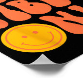 Peace Sign Liebe 60er 70er Gefärbte Krawatte Hippi Poster (Ecke)