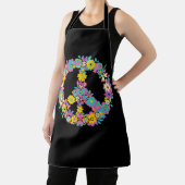 Peace Sign Liebe 60er 70er Gefärbte Krawatte Hippi Schürze (InSitu)