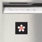 PEACE SIGN LIEBE 60er 70er Groovy Hippie Kostümhal Magnet (In Situ (Geschirrspüler))