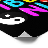 PEACE SIGN LIEBE 60er 70er Groovy Hippie Kostümhal Poster (Ecke)