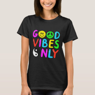 PEACE SIGN LIEBE 60er 70er Groovy Hippie Kostümhal T-Shirt