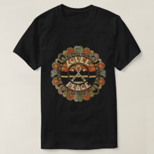 Peace Sign Liebe T Shirt 70er Hippie Costume