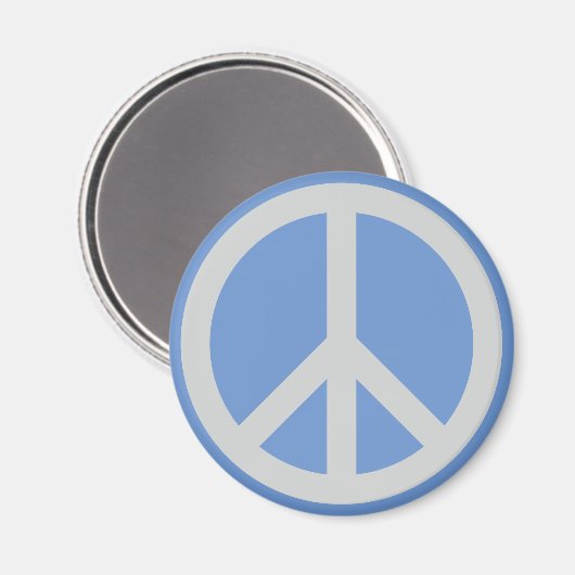 Peace Sign Magnet (Vorderseite/Rückseite)
