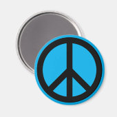 Peace Sign Magnet (Vorderseite/Rückseite)