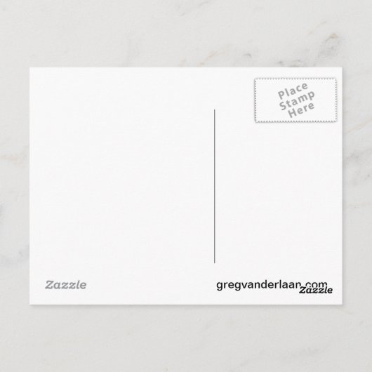 Peace Sign Multi Postcard Postkarte (Rückseite)