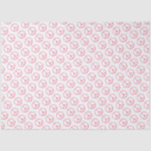 Peace Sign Orange Groovy Retro Fun Seidenpapier (Vorderseite)