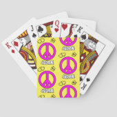 PEACE SIGN PATTERN, SPIELKARTEN (Rückseite)