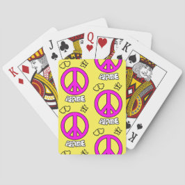 PEACE SIGN PATTERN, SPIELKARTEN