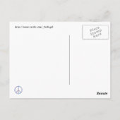 Peace Sign - Peace Symbol Postkarte (Rückseite)