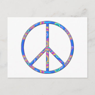 Peace Sign - Peace Symbol Postkarte