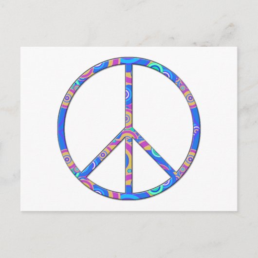 Peace Sign - Peace Symbol Postkarte (Vorderseite)