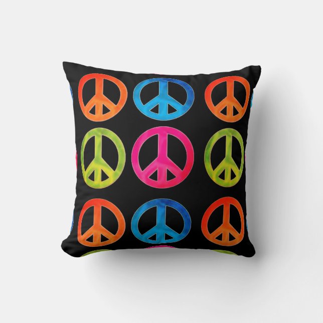 Peace Sign Pillow Kissen (Vorderseite)