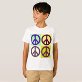 Peace Sign Pop Art T-Shirt (Vorne ganz)