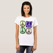 Peace Sign Pop Art T-Shirt (Vorne ganz)