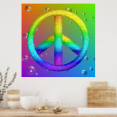 Peace Sign Poster (Küche)