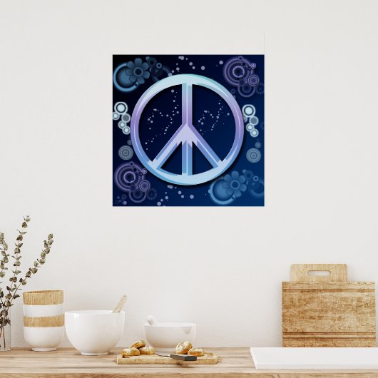 Peace Sign Poster (Küche)