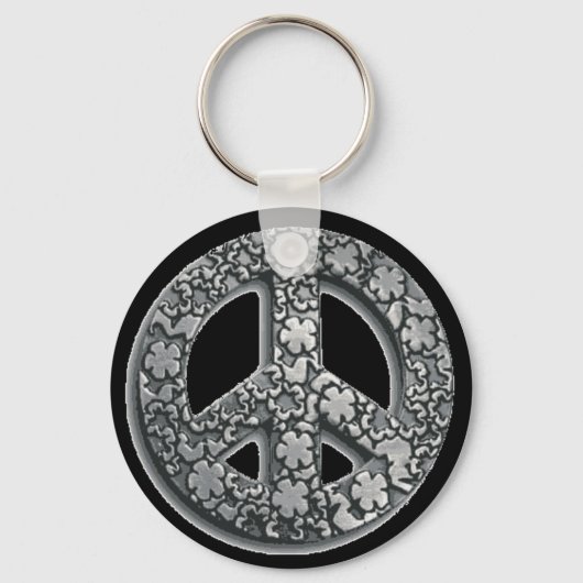 Peace Sign Schlüsselanhänger (Vorderseite)