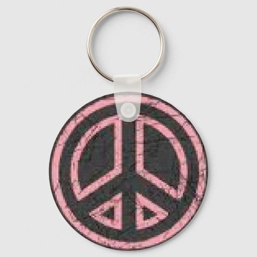 Peace Sign Schlüsselanhänger (Vorderseite)