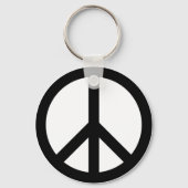 Peace Sign Schlüsselanhänger Keyring (Vorderseite)