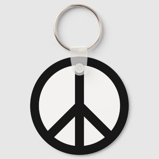 Peace Sign Schlüsselanhänger Keyring (Vorderseite)