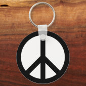 Peace Sign Schlüsselanhänger Keyring (Vorderseite)