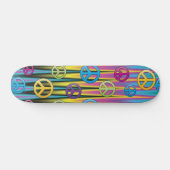 Peace Sign Skate Skateboard (Horizontal)