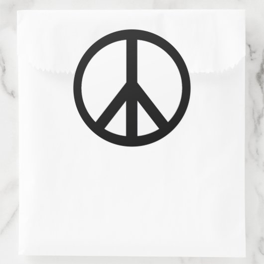 Peace Sign Sticker (Tasche)