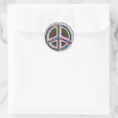 Peace Sign Sticker (Tasche)