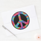 Peace Sign Stickers - Rainbow Hippie Design (Umschlag)