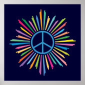 Peace Sign Symbol Poster (Vorne)