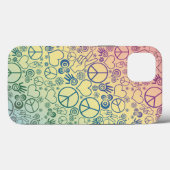 Peace Sign Symbol Rainbow Case-Mate iPhone Hülle (Rückseite (Horizontal))