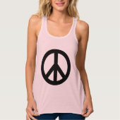 Peace Sign Symbol Tank Top (Vorderseite)