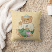 Peace Sign Teddy Bär Kissen (Decke)