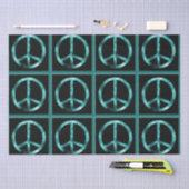 PEACE SIGN Tissue Paper Seidenpapier (Handwerk)