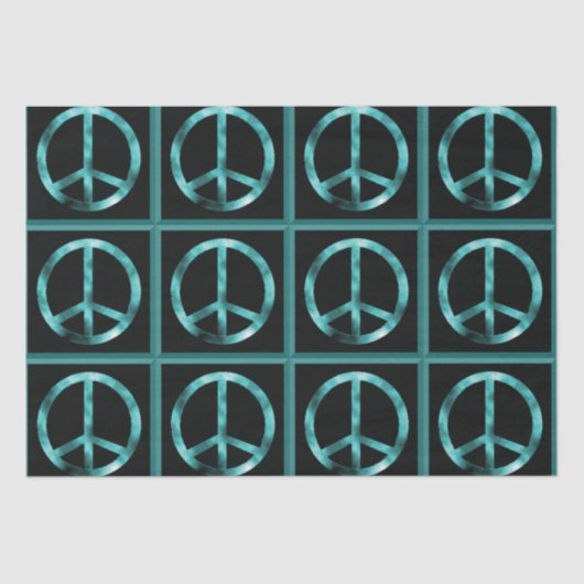 PEACE SIGN Tissue Paper Seidenpapier (Vorderseite)