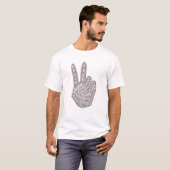 Peace Sign Vintag T-Shirt (Vorne ganz)