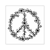 Peace Sign Wood Art Briefmarke Gummistempel (Prägung)
