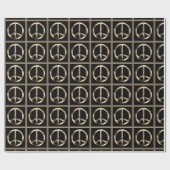 PEACE SIGNAD Wrapping Paper Geschenkpapier (Flach)