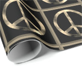 PEACE SIGNAD Wrapping Paper Geschenkpapier (Rolleneckpunkt)