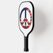 Peace Signs Flag Colors Pickleball Schläger (Links)