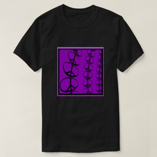 Peace Signs Fractal T-Shirt (Design vorne)