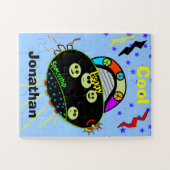 Peace Signs Happy Spaceship Puzzle (Horizontal)