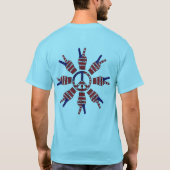 Peace Signs Sun T - Shirt (Rückseite)