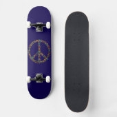 Peace Skulls Skateboard Design (Vorderseite)