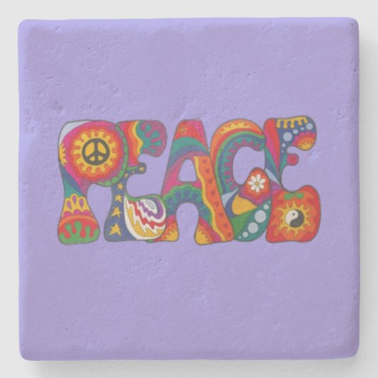 Peace Stone Untersetzer (Vorderseite)
