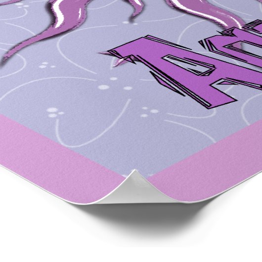 Peace Sun Aquarius Poster (Ecke)