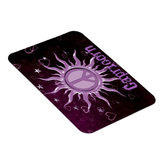 Peace Sun Capricorn Magnet (Rechte Seite)
