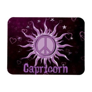 Peace Sun Capricorn Magnet