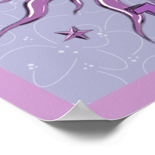 Peace Sun Leo Poster (Ecke)