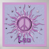 Peace Sun Leo Poster (Vorne)